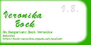 veronika bock business card